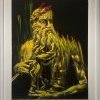 Moses, Yellow and Red, Acrylique, pastels à l'huile et techniques (…)