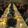 Le repas du 17 octobre avec tous ceux qui ont monté l'expo.